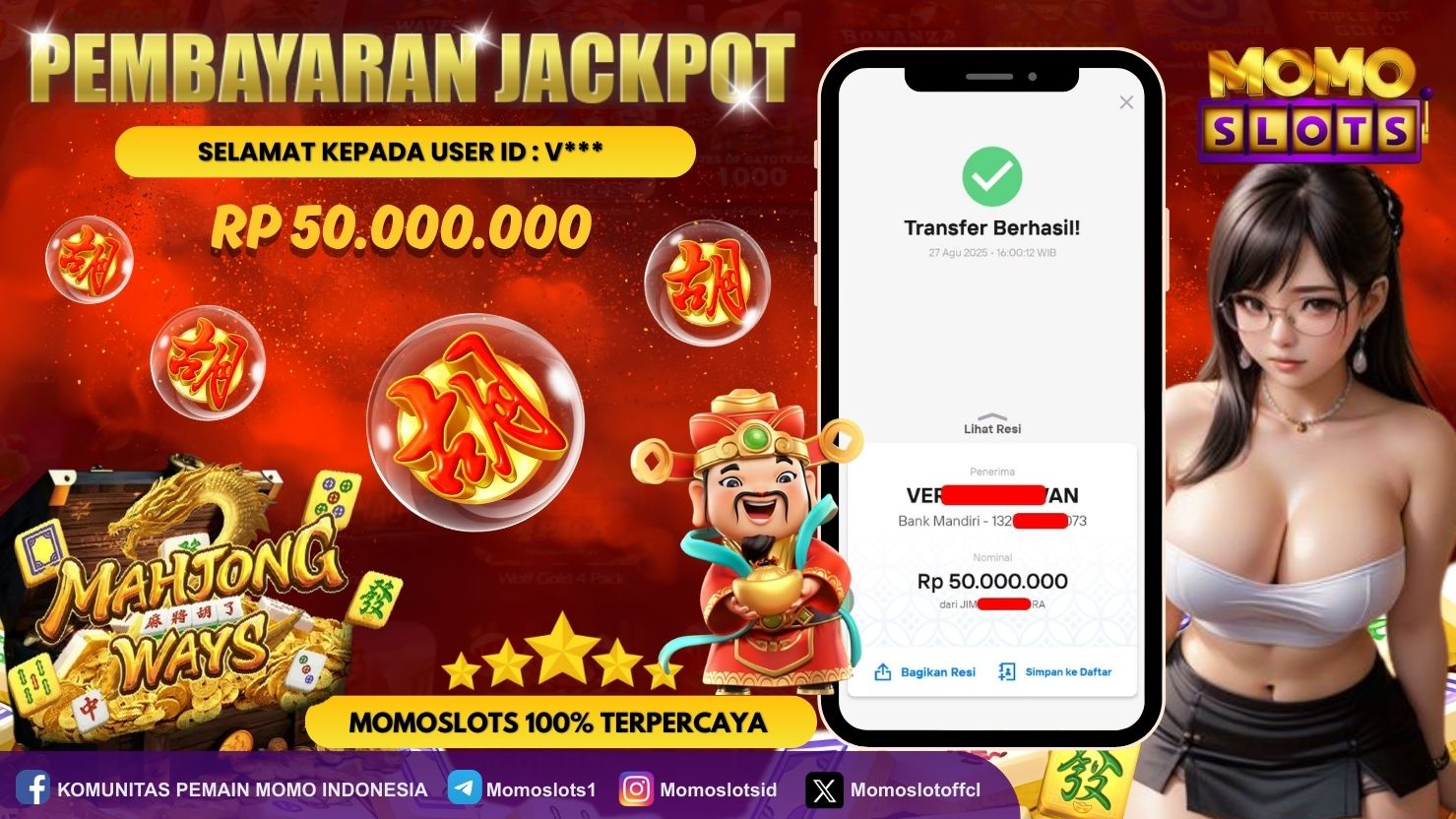 MOMOSLOTS JACKPOT SLOT MAHJONG WAYS